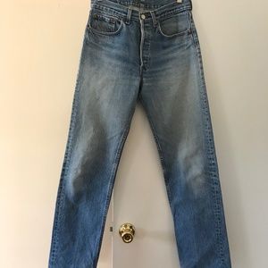 Vintage Levi’s 501 button fly jeans
